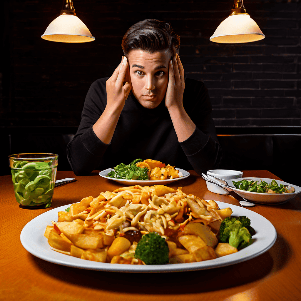 레스토랑 단골 손님이 무료로 제공받는 서비스에 감사함을 느끼며 심리적 부채감을 형성하는 고객 관계 관리의 심리학적 원리를 보여주는 이미지입니다.