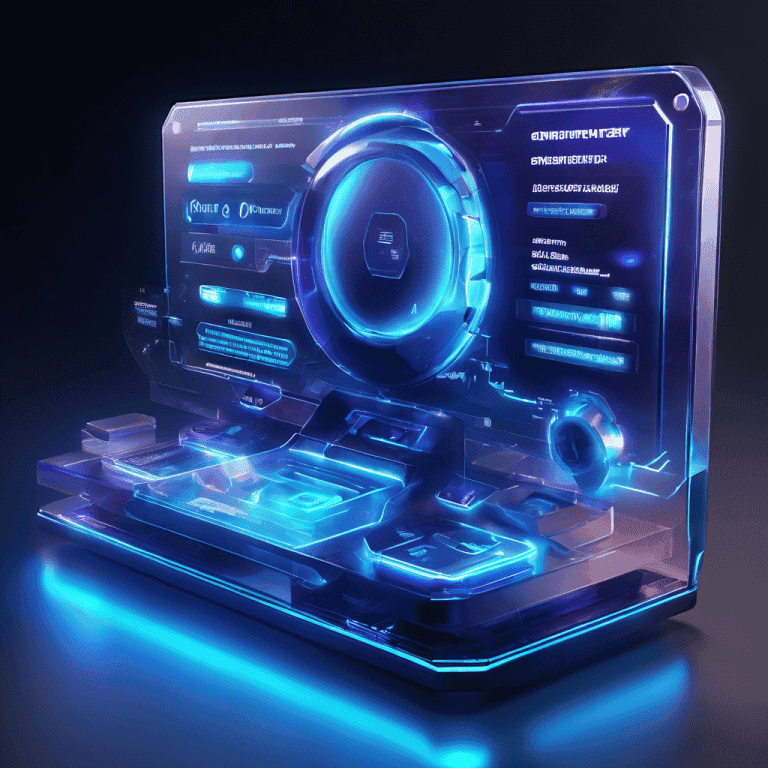 Dynamic payment status board with layered interface glow and secure data paths in a premium fintech platform interface.