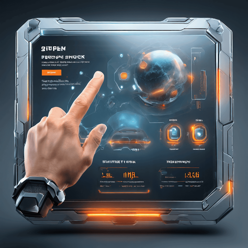 Abstract digital interface showing thumb reach and tap zone shift with layered glow and secure data flow.